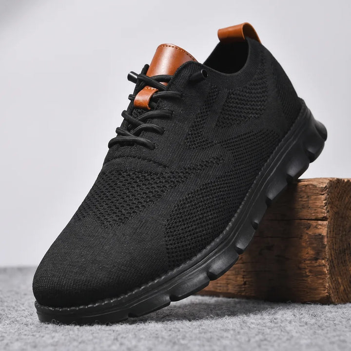 Holcomb Lace Up Sneakers - Color:Black;Size:40