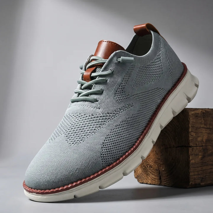Holcomb Lace Up Sneakers - Color:Green;Size:40