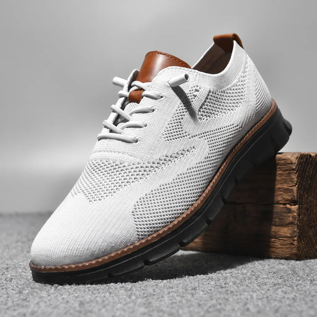 Holcomb Lace Up Sneakers - Color:White;Size:40