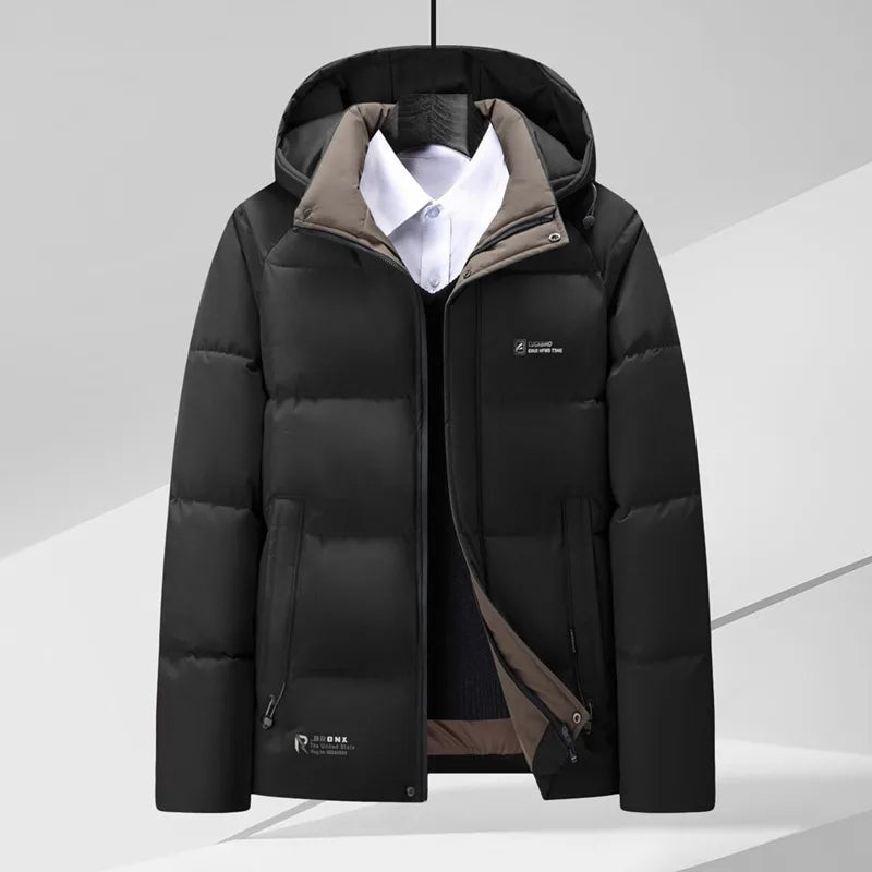Holden | Men's Puffer Hooded Jacket - Color:Black;Size:L