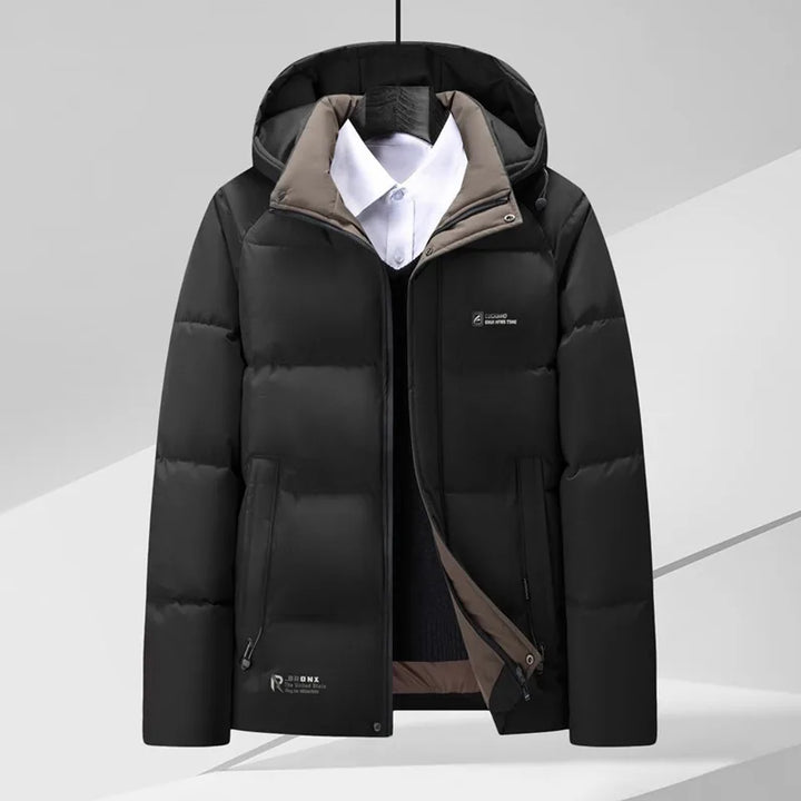 Holden | Men's Puffer Hooded Jacket - Color:Black;Size:L