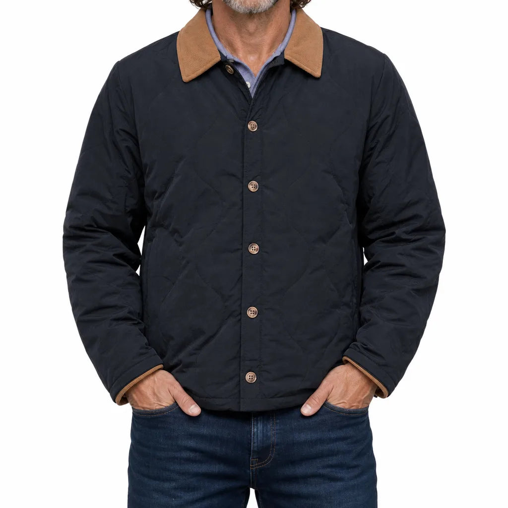 Holden | Quilted Jacket - Color:Black;Size:S