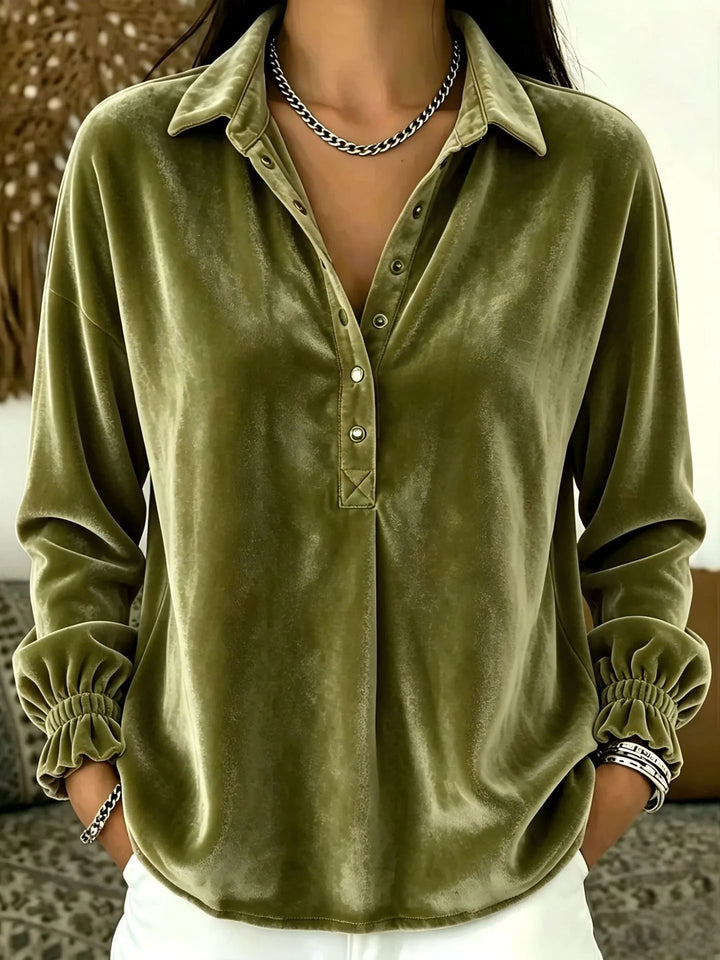Holly | Women's Christmas Elegant Cardigan  - Color:Army Green;Size:XS