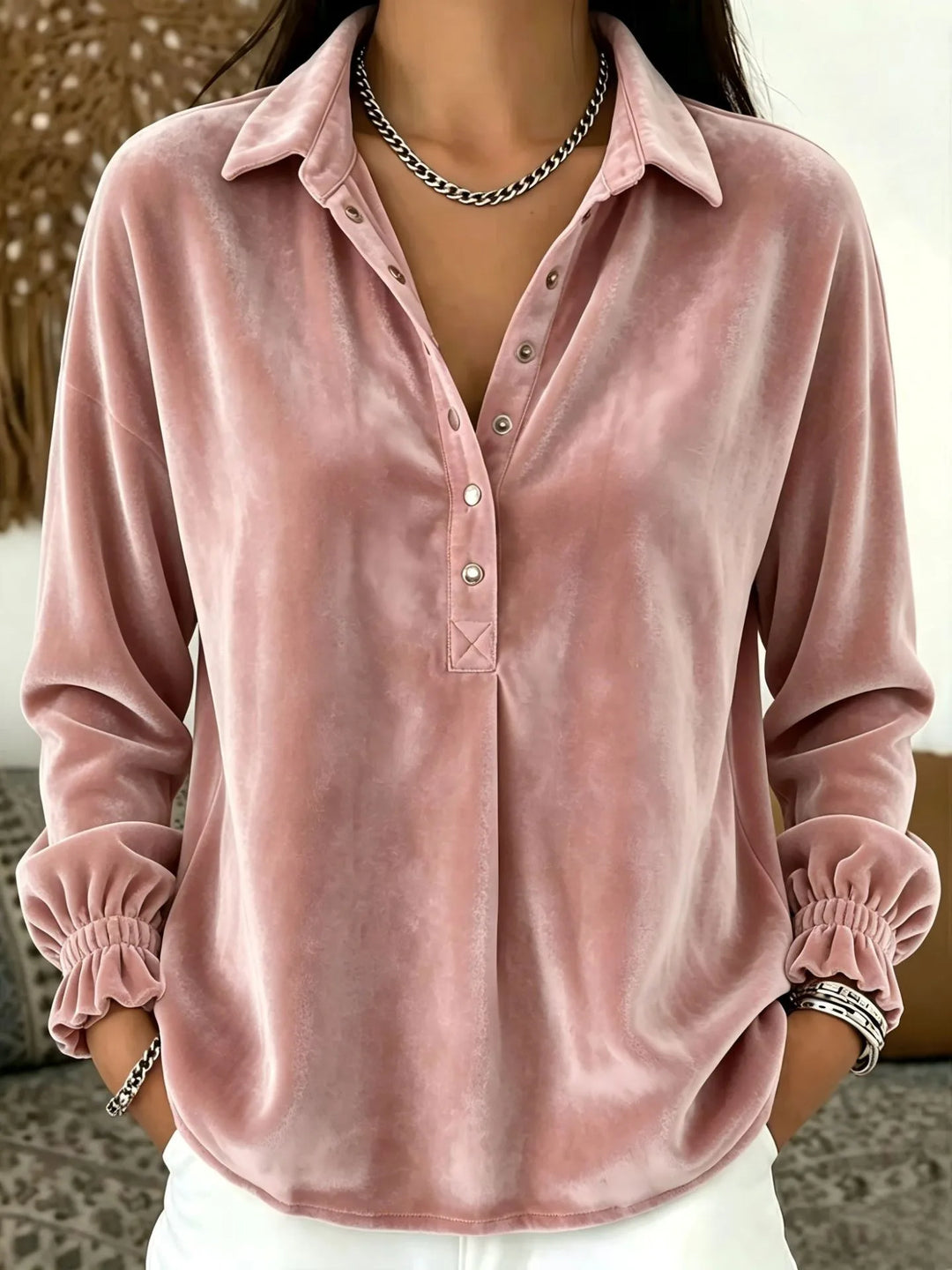 Holly | Women's Christmas Elegant Cardigan  - Color:Pink;Size:XS