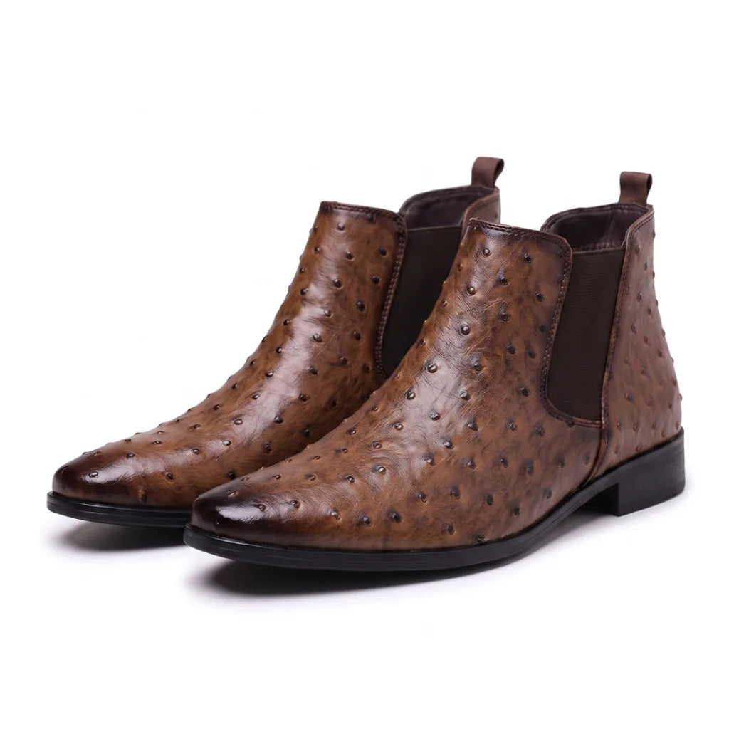 Men's Cooke Embroidered Riding Boots