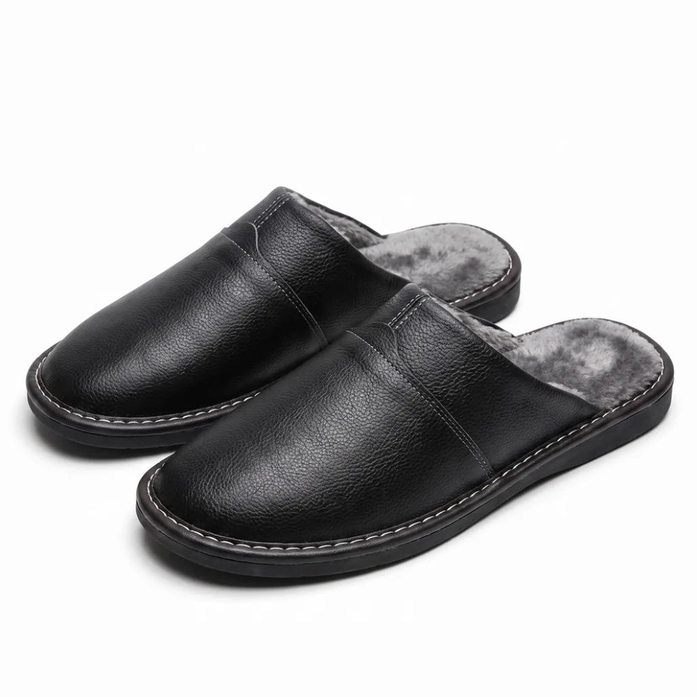 Men's Julianna Leather House Slippers