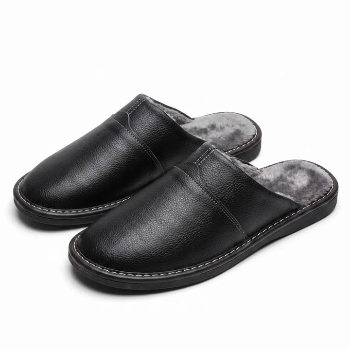 Men's Julianna Leather House Slippers
