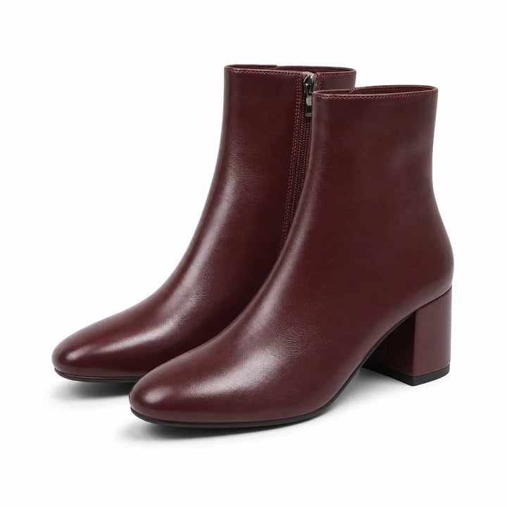 Ingrid | Women's Fall Ankle Boots - Color:Red;Size:35