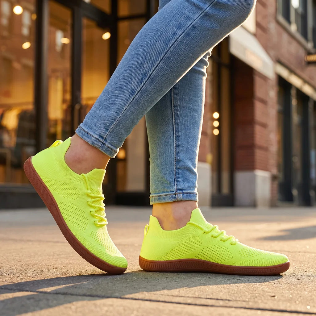 Iris Barefoot Sneakers - Color:Green;Size:36