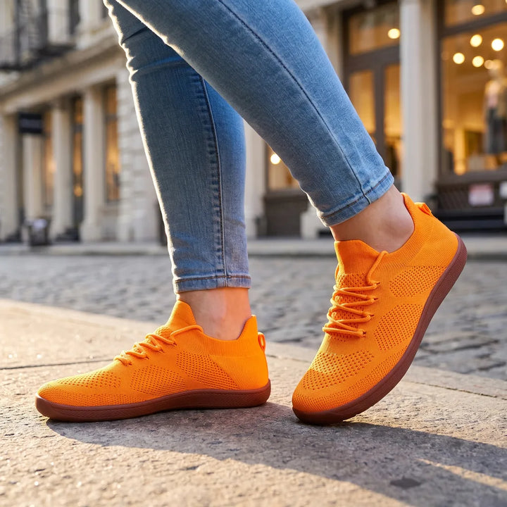 Iris Barefoot Sneakers - Color:Orange;Size:36