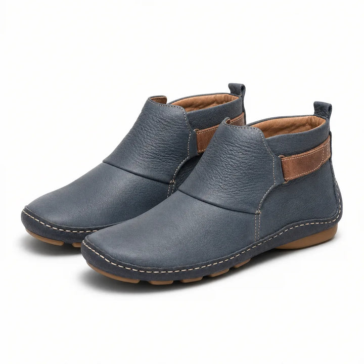 Ivetta | Women's Fall Orthopedic Ankle Boots - Color:Gray;Size:38
