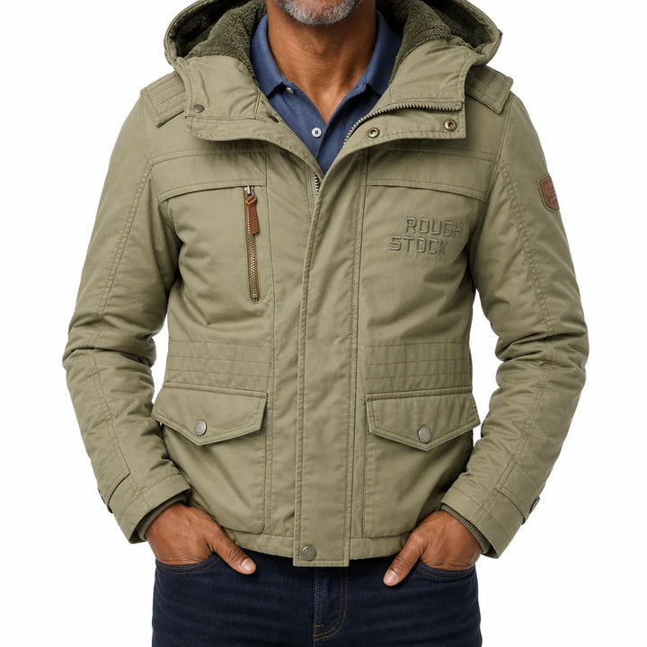 Ivor | Warm Winter Parka for Comfort - Color:Beige;Size:S