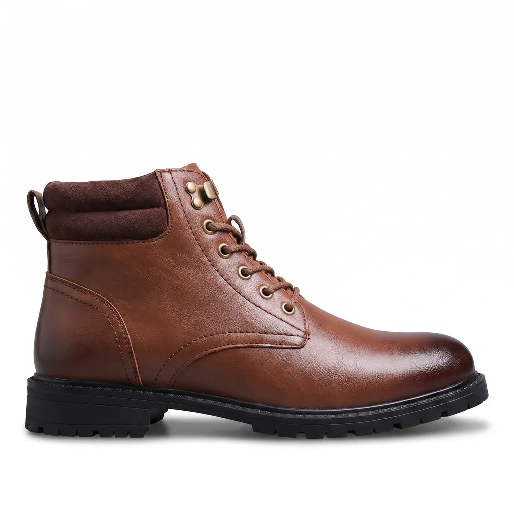 Men's Brown Norman Lace Up Boots