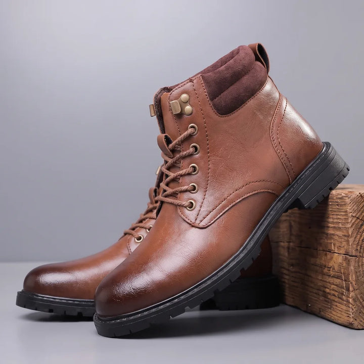 Men's Brown Norman Lace Up Boots