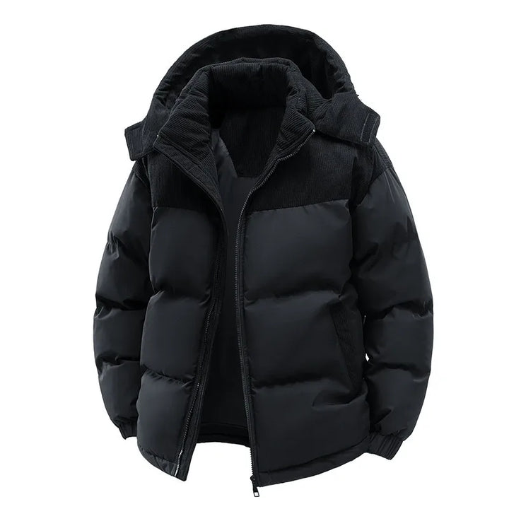 Jameson | Men's Hooded Puffer Jacket  - Color:Black;Size:XS