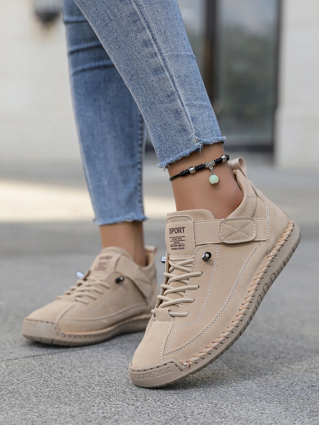 Jaya  | Women's Orthopedic Sneakers - Size:36;Color:Beige
