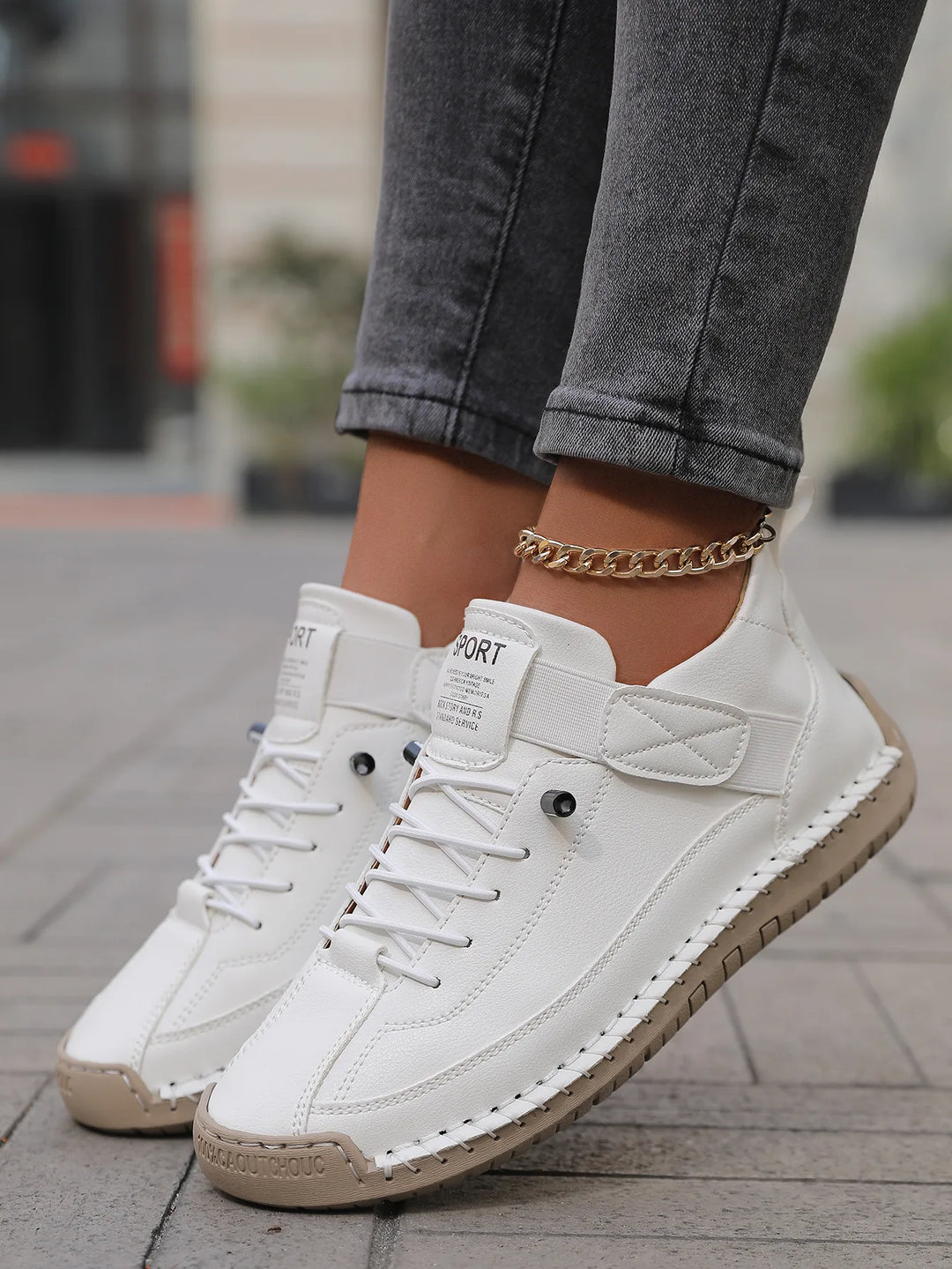 Jaya  | Women's Orthopedic Sneakers - Size:36;Color:White