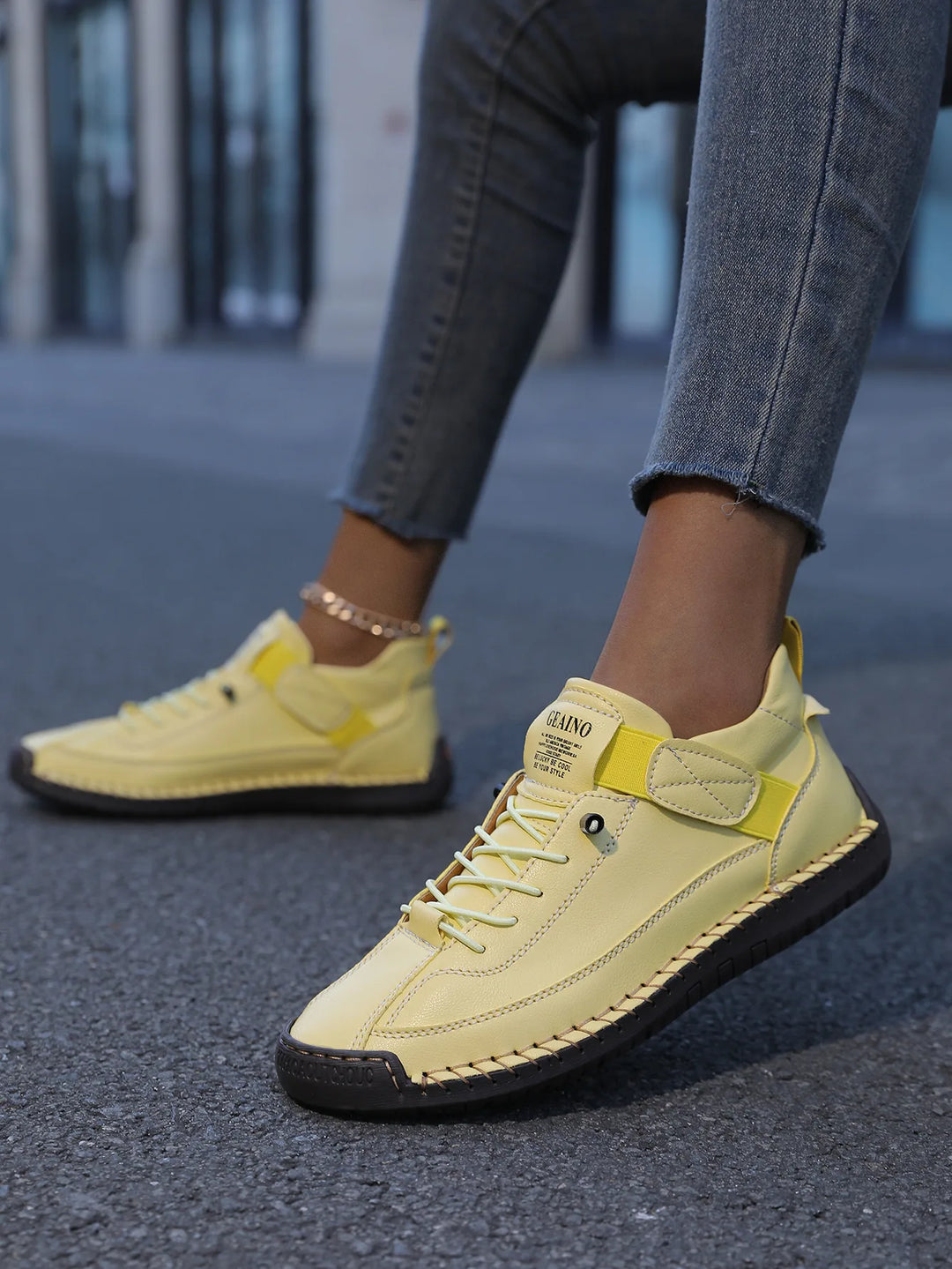 Jaya  | Women's Orthopedic Sneakers - Size:36;Color:Yellow