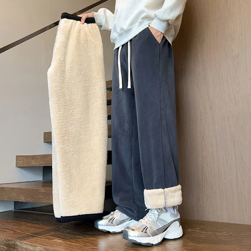 Jed | Men's Soft Fleece Sweatpants  - Color:Dark Gray;Size:S
