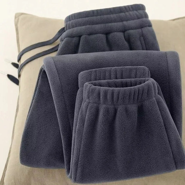 Jennifer | Women's Premium Soft Fleece Pants  - Color:Dark Gray;Size:S