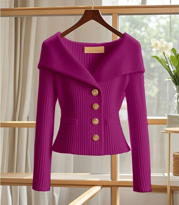 Women's Carlton V-Neck Knit Top
