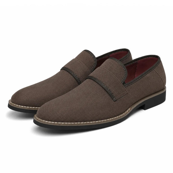 John Baylor Tailored Loafers - Color:Brown;Size:39