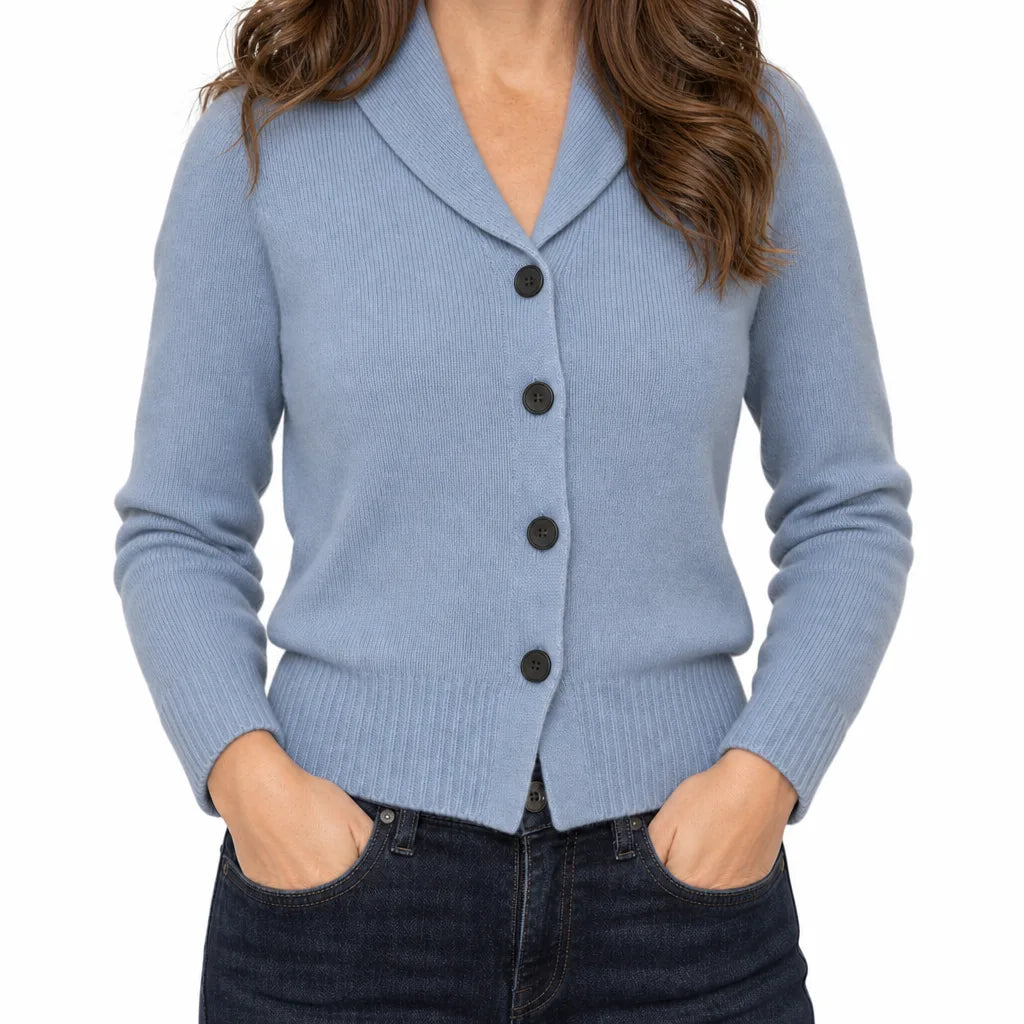 Josephine | Women's Fall Knit Cute Cardigan Sweater - Color:Blue;Size:One Size (80-140 jin)