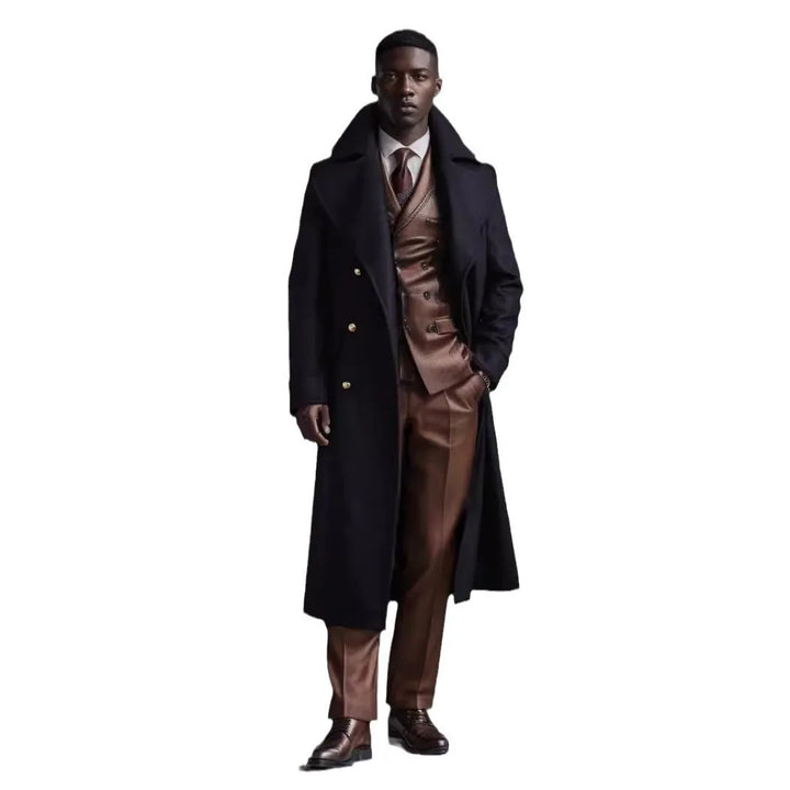 Men's Julian | Men's Double Breasted Trench Overcoat