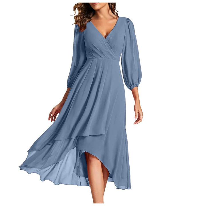 Kacey | Women's Elegant Maxi Dress - Color:Blue;Size:S