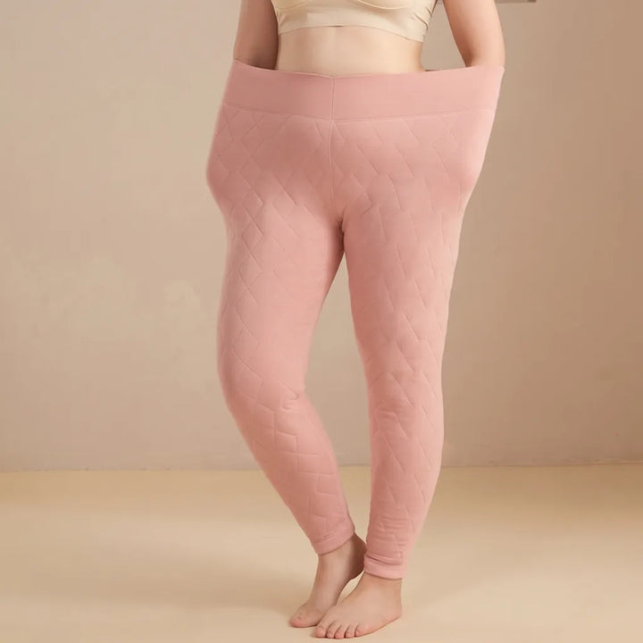 Karis | Wool Thermal Pants - Pink
