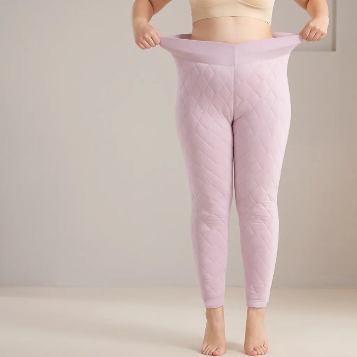 Karis | Wool Thermal Pants - Color:Purple;Size:S