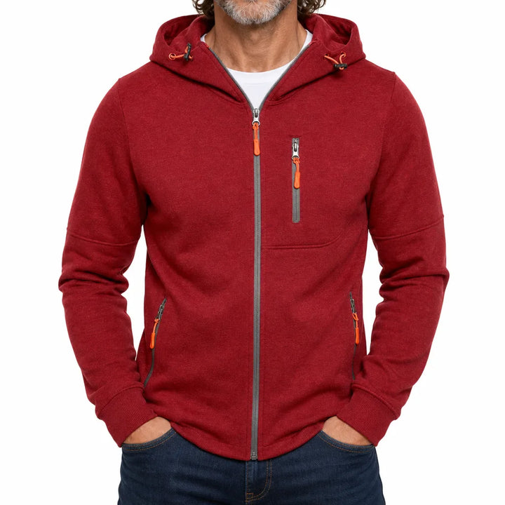 Keane Utility Jacket - Color:Red;Size:S
