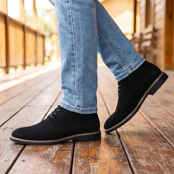 Men's Black Freya Side-Zip Chelsea Boots