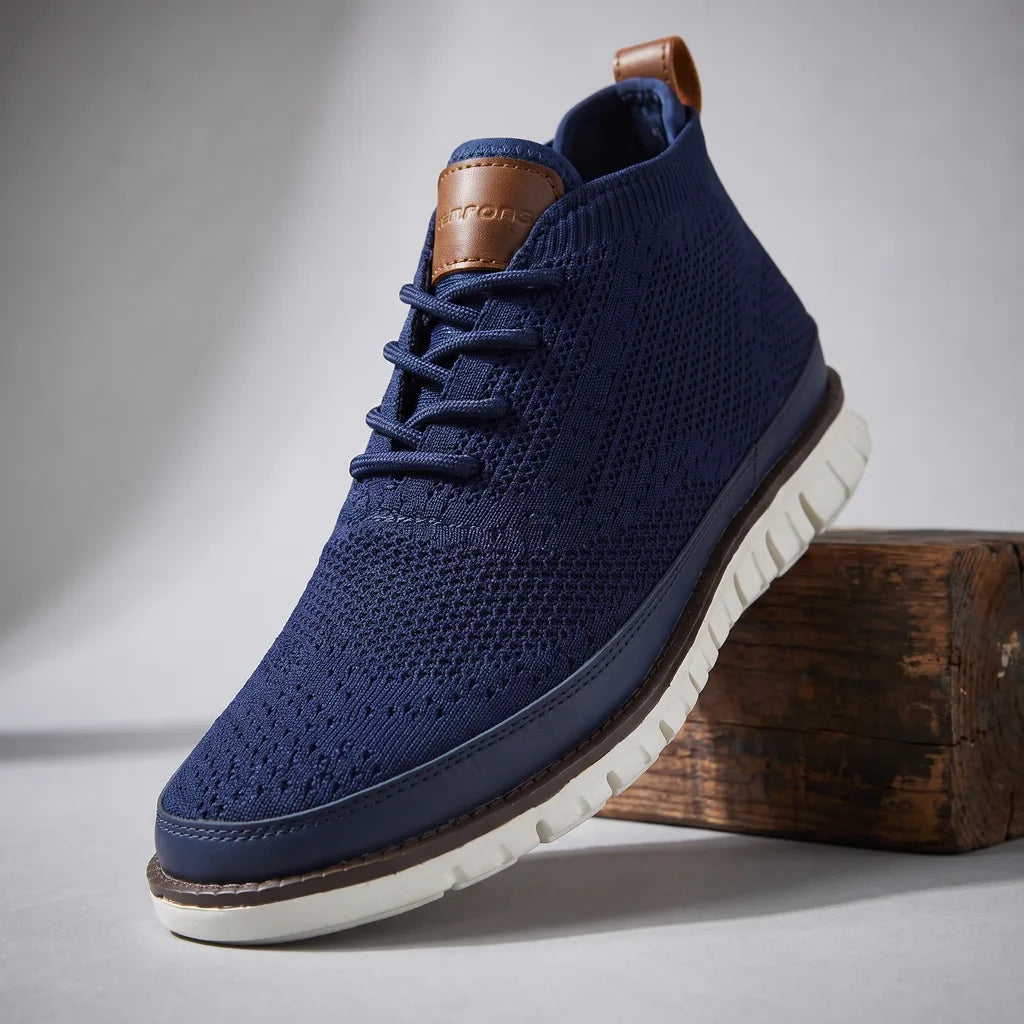 Kendrick High Top Sneakers - Color:Blue;Size:40