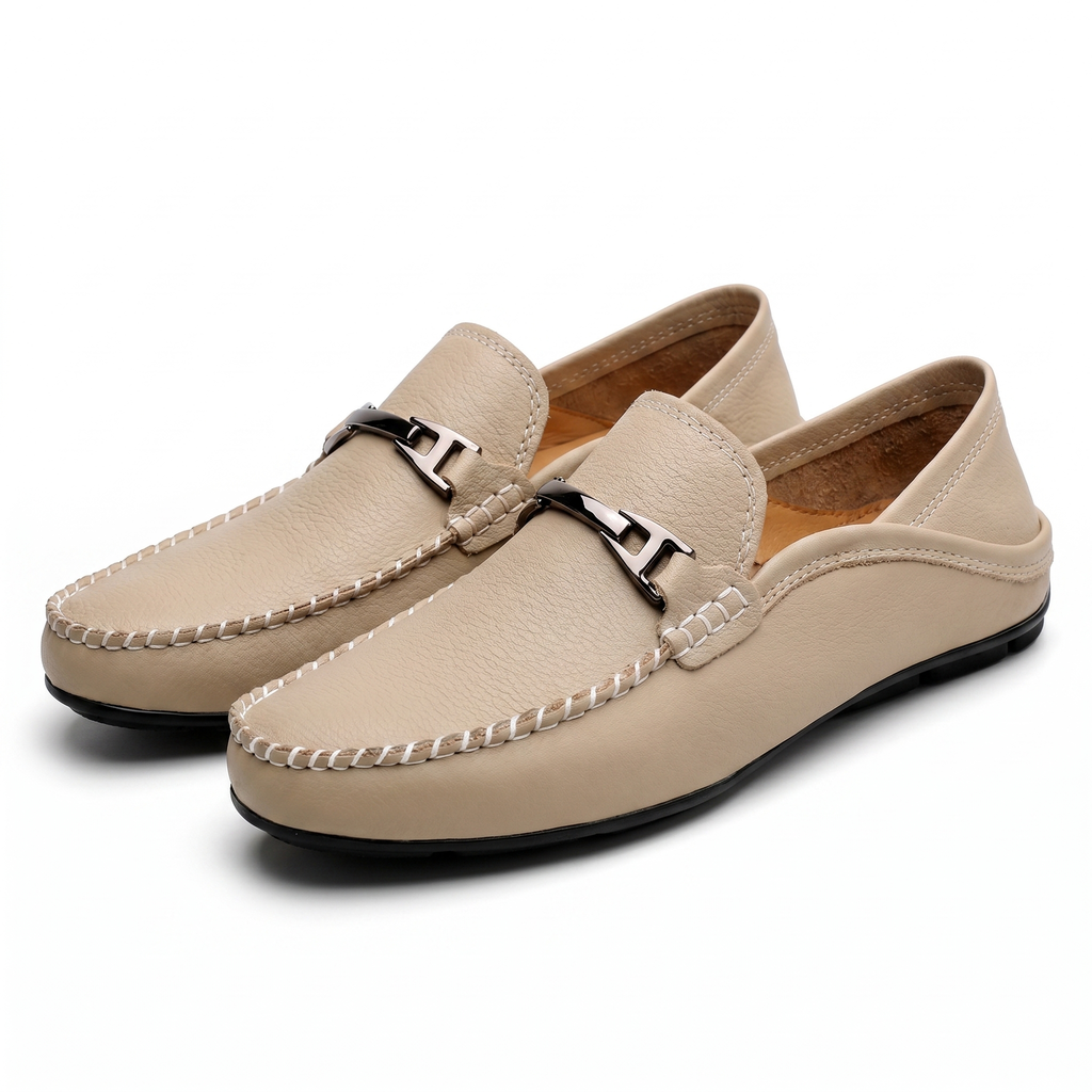 Luca Castelli Leather Loafers