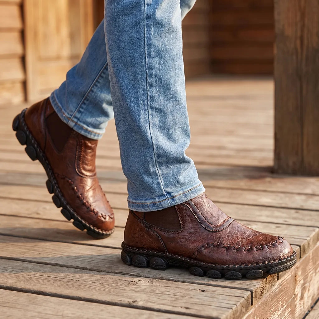 Men's Dark Brown Weston Chelsea Boots