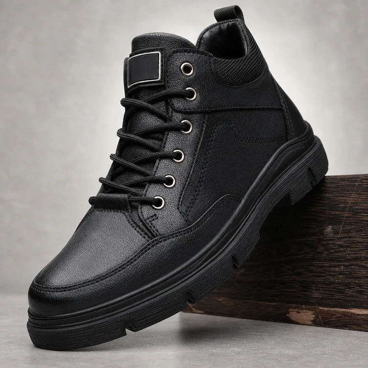 Kyle Work Boots - Color:Black;Size:38