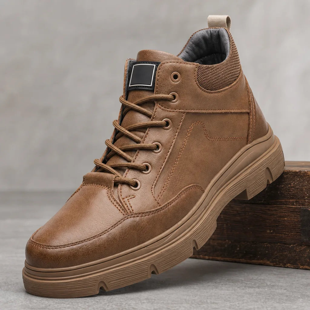 Kyle Work Boots - Color:Brown;Size:38