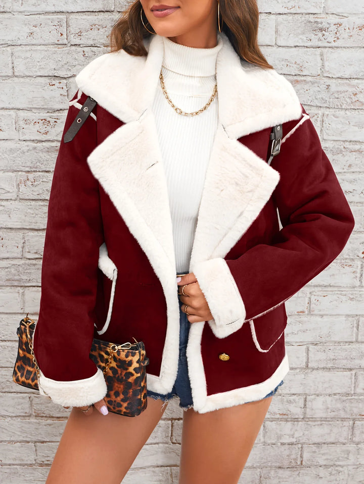 Women's Laurel | Women's Shearling Suede Winter Jacket