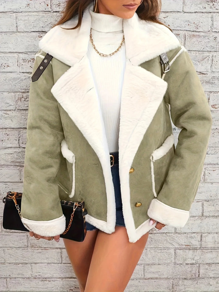Women's Laurel | Women's Shearling Suede Winter Jacket