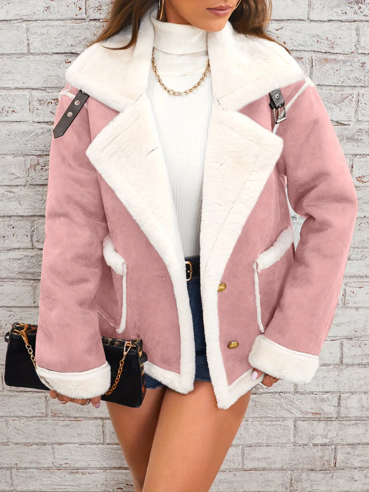 Women's Laurel | Women's Shearling Suede Winter Jacket