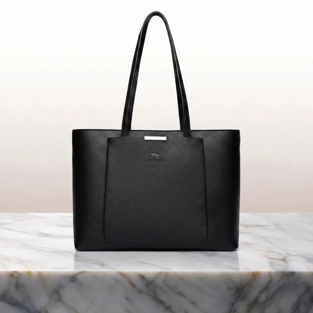 Lauren Designer Tote - Color:Black