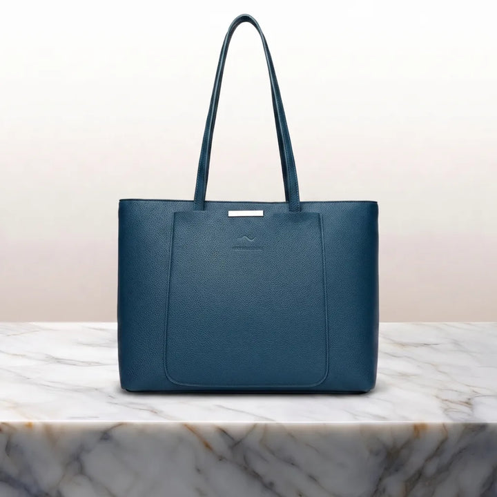 Lauren Designer Tote - Color:Blue