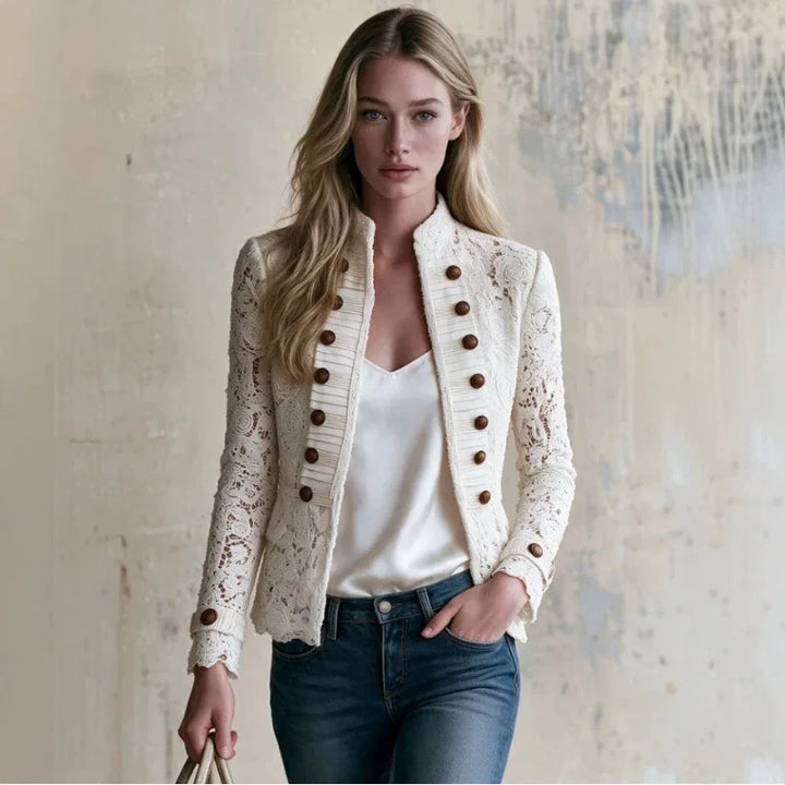 Women's Lennox | Women's White Lace Jacket