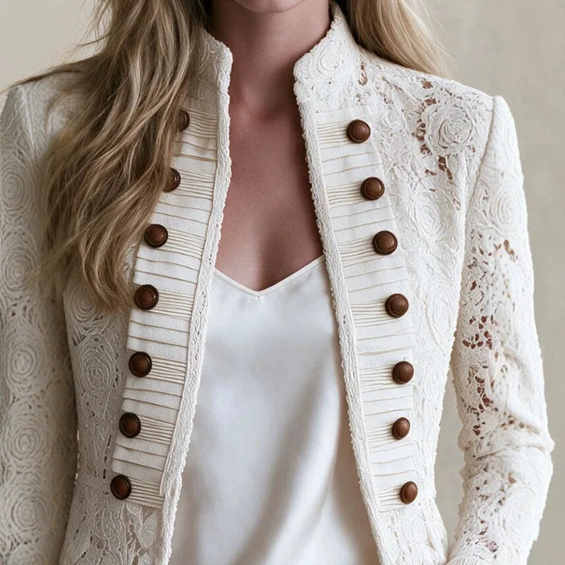 Women's Lennox | Women's White Lace Jacket