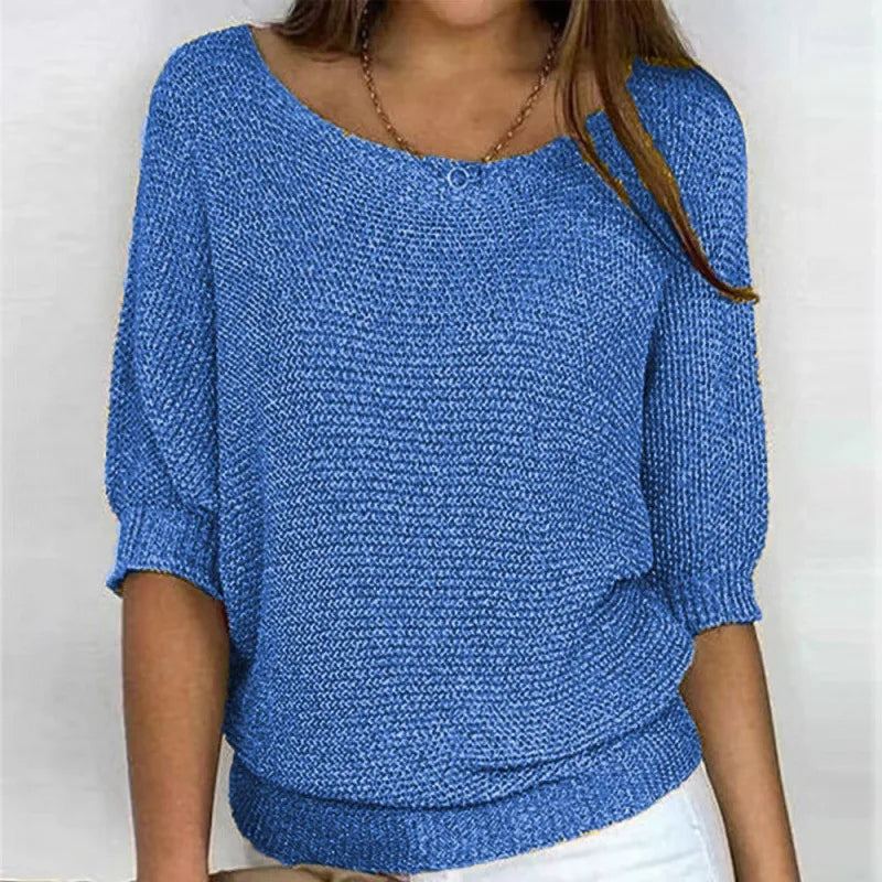 Levi | Women's Comfort Knit Sweater  - Size:XS;Color:Blue