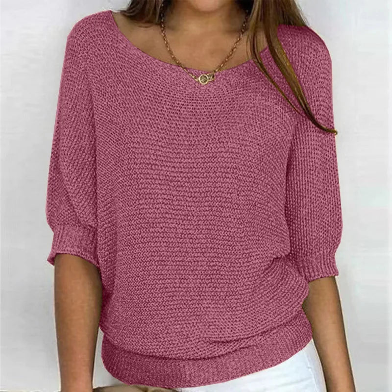 Levi | Women's Comfort Knit Sweater  - Size:XS;Color:Pink