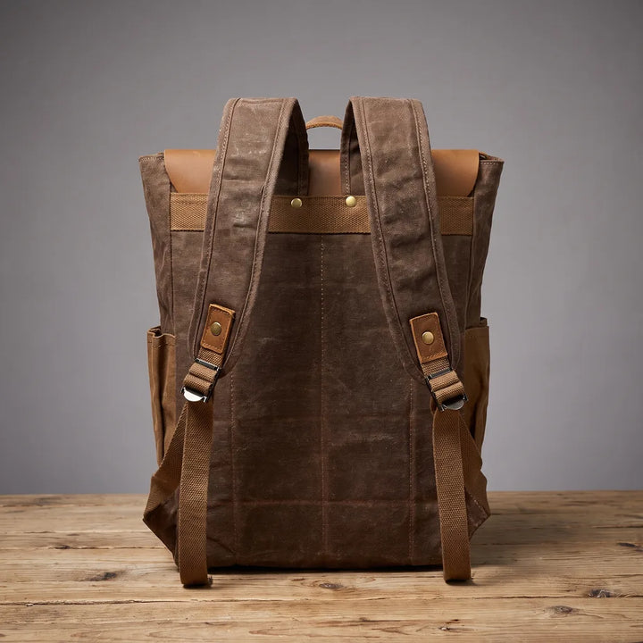 Men's Green Whitley Outdoor Canvas Backpack