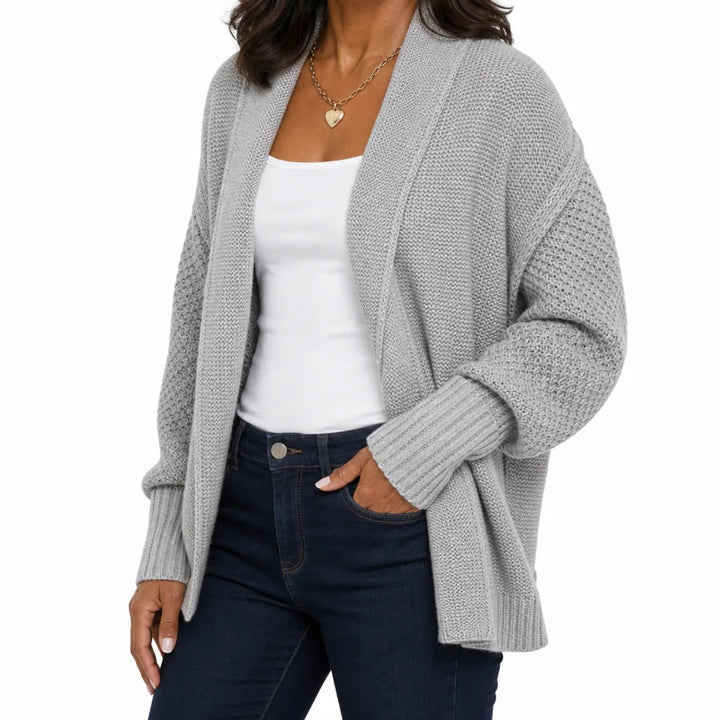 Women's Gray Warner Batwing Cardigan