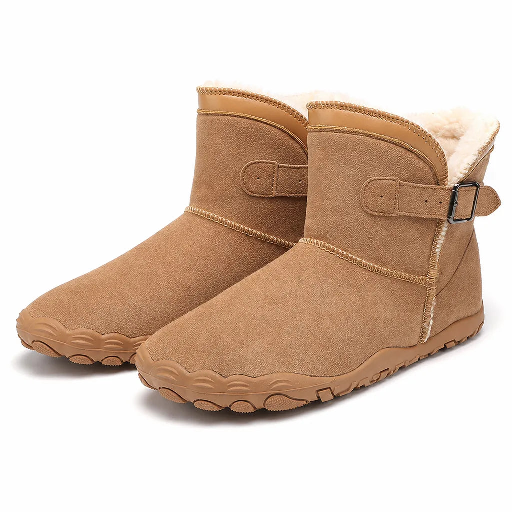 Men's Brown Louis Fleece Lined Snow Boots
